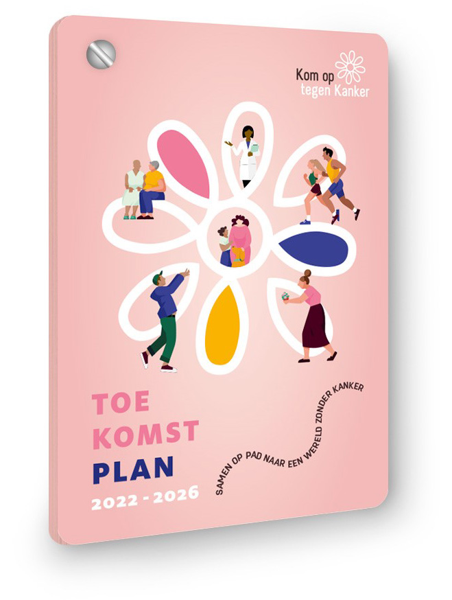 Foto van het toekomstplan boek